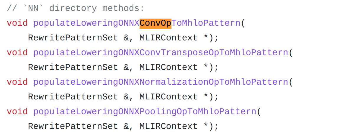 https://github.com/onnx/onnx-mlir/blob/04059864ce69fac909b4e9faa401655768964712/src/Conversion/ONNXToMhlo/ONNXToMhloCommon.hpp